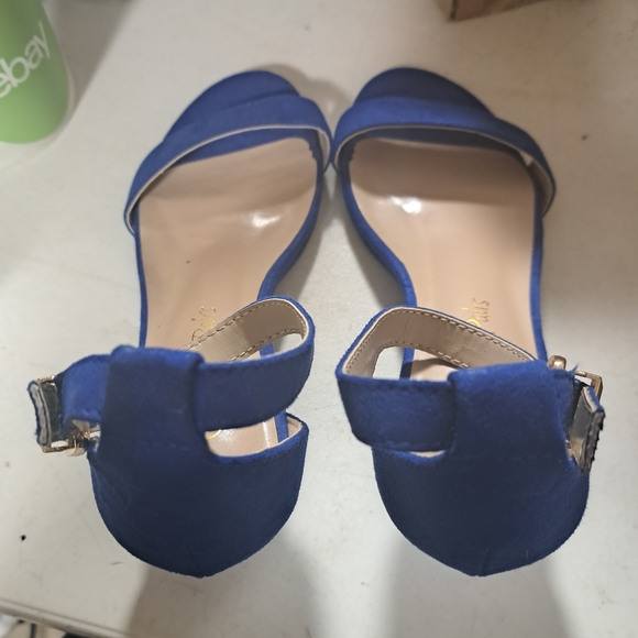 Dream Pairs Royal Blue Ankle Strap Heels - Picture 5 of 5
